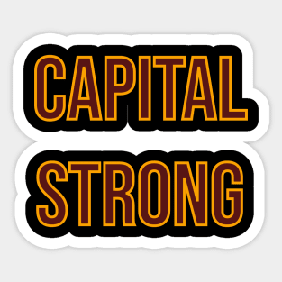 Capital Strong -  Washington Commanders Sticker